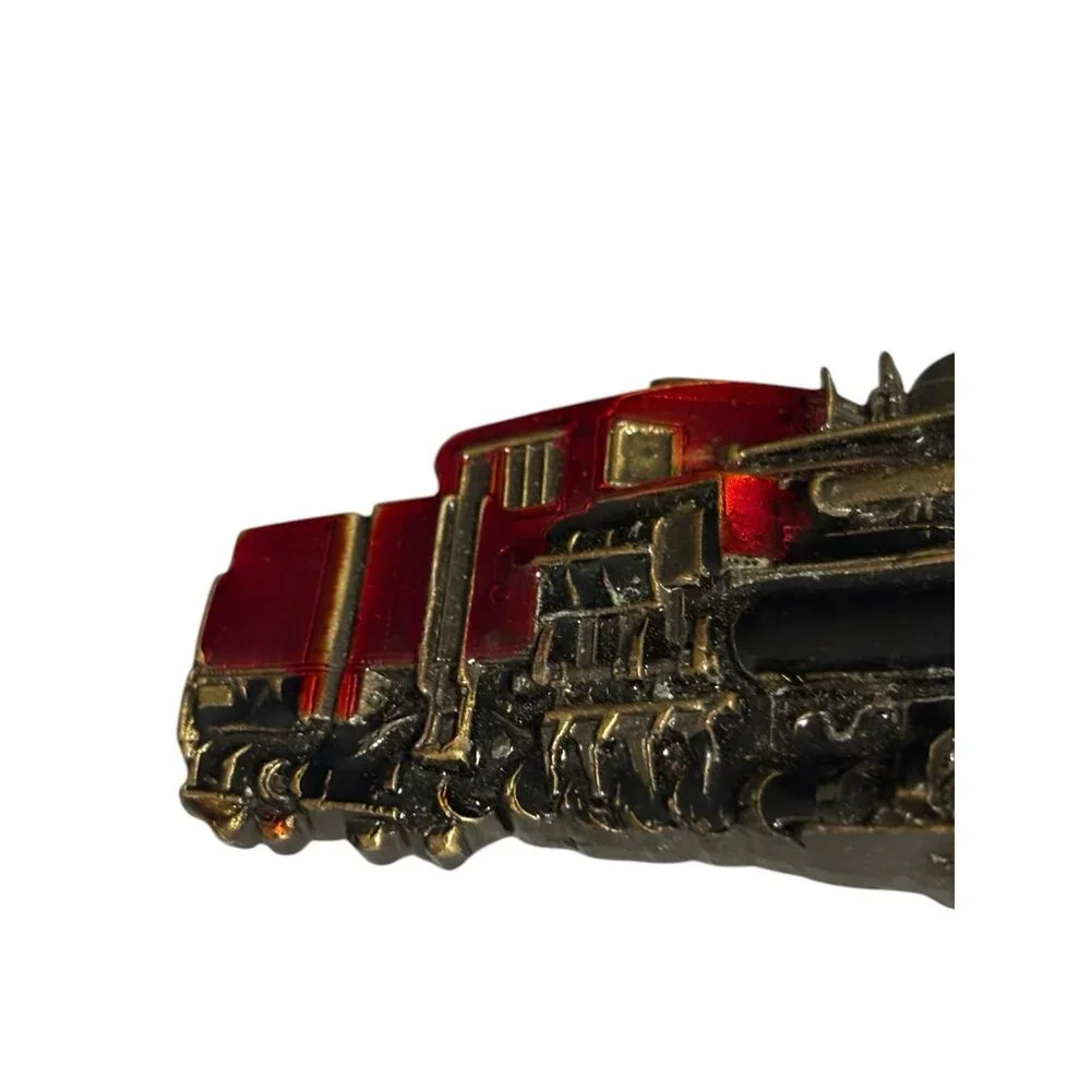 Train Belt Buckle‎ Steam Engine The Great American Buckle Co. USA #1083 1983 VTG
